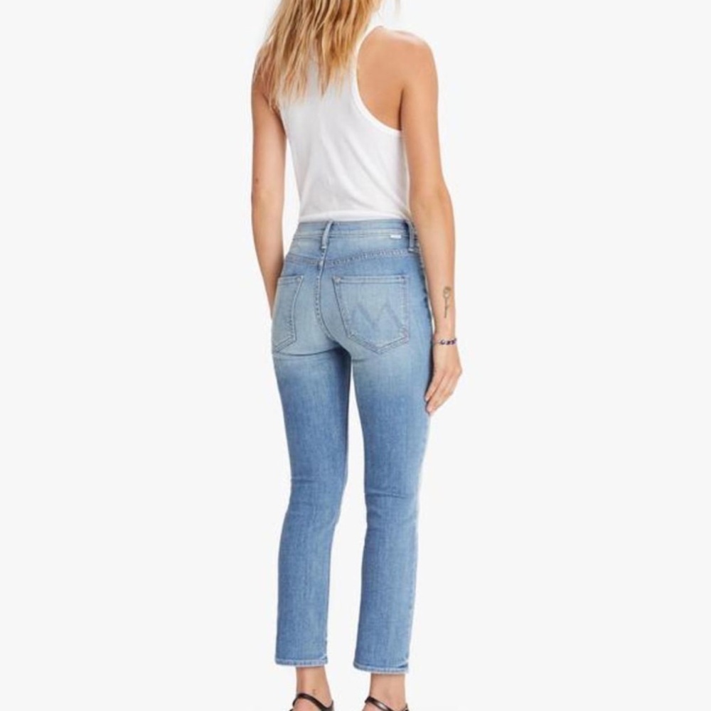 MOTHER The Mid Rise Dazzler Jeans Women's Size 26 Camp Expert Wash